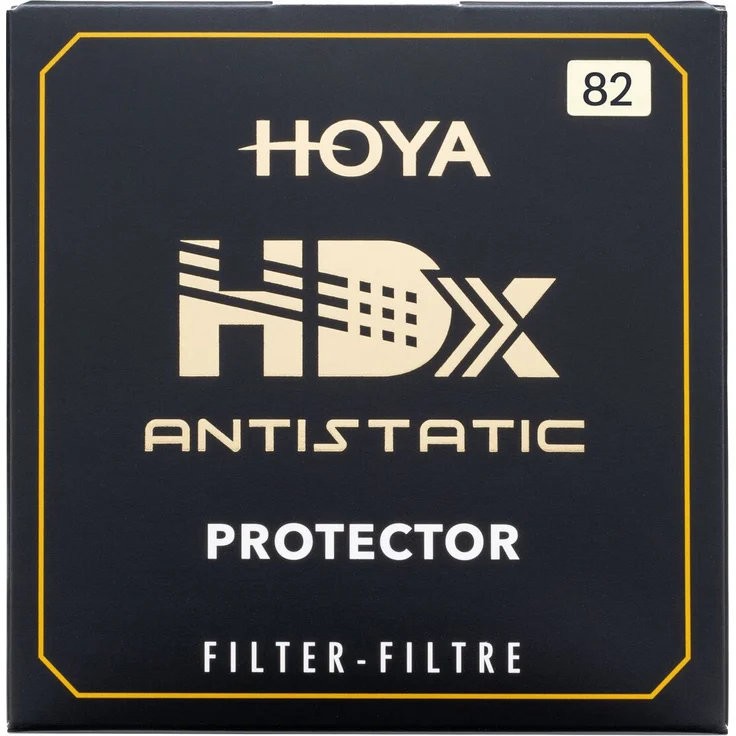 Hoya Protector HDX Antistatic 82mm, Schutzfilter mit 99,6% Lichtdurchlässigkeit und antistatischer Beschichtung