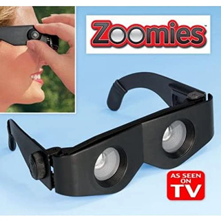 ZOOMIES Fernglasbrille Fernglas Brille Lupe Verstellbar Teleskop Angeln Tierbeobachtung Vogelbeobachtung Wandern Jagd 400% Vergrößerung – Bild 5