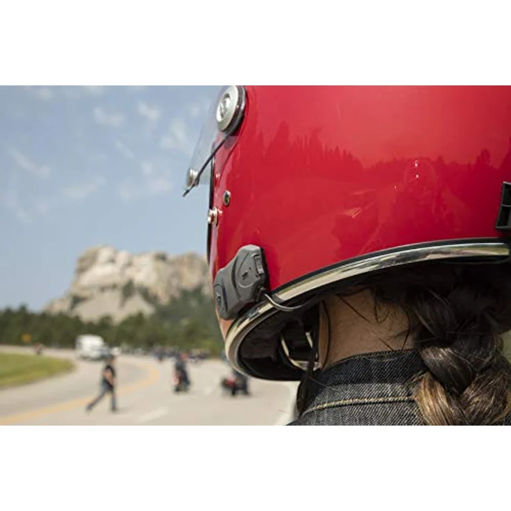 Sena 10R extra flaches Bluetooth-Kommunikationssystem für Motorräder und Roller, Lenkerfernbedienung nicht enthalten – Bild 5