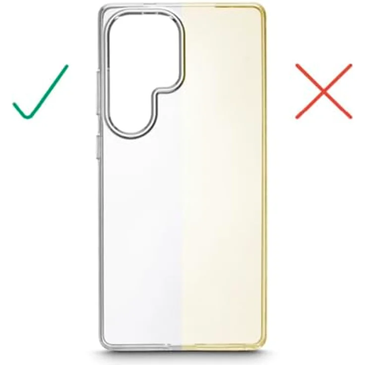HAMA Always Clear Backcover für Samsung Galaxy S25 Ultra, transparent, kratzfest, Anti-Gelbstich, made in Germany – Bild 2