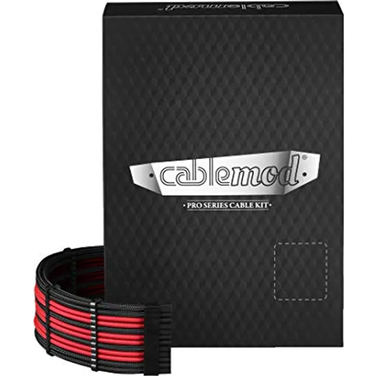 CableMod cm-PRTS-FKIT-NKKR-R PRO ModMesh RT-Serie ASUS ROG/Seasonic Kabel-Kits, Schwarz