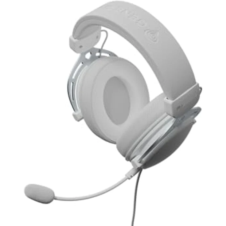 Genesis TORON 531, Gaming Headset mit 50mm Treibern, geschlossener Bauweise und zusätzlichem Set textiler Ohrpolster, Weiss – Bild 6
