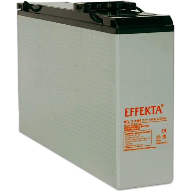 Effekta BTL 12-150FK 12V 150Ah Frontterminal Blei Akku / Blei-Vlies-Akku AGM VRLA