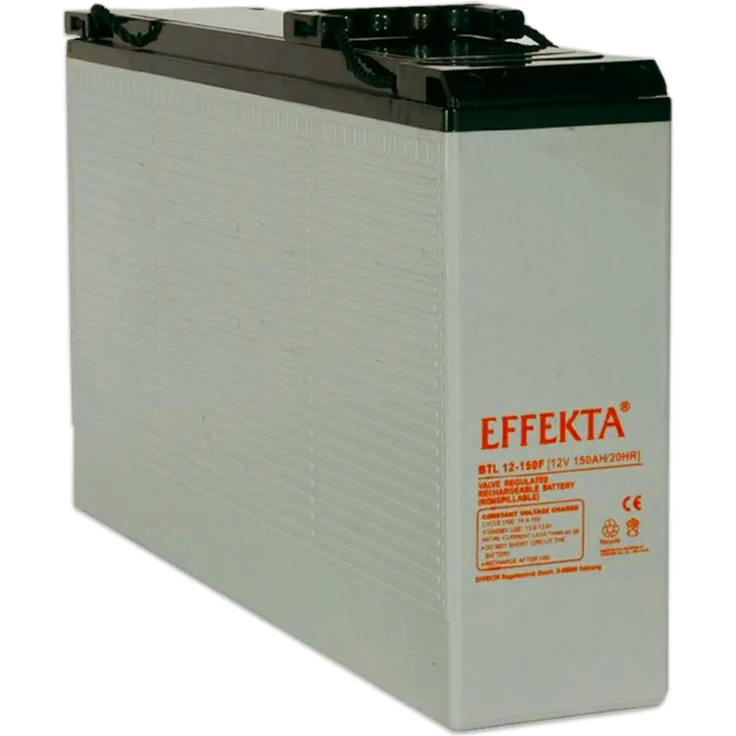 Effekta BTL 12-150FK 12V 150Ah Frontterminal Blei Akku / Blei-Vlies-Akku AGM VRLA