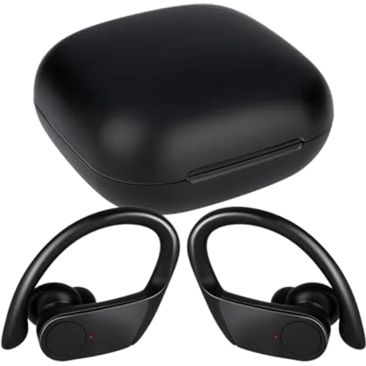 Grundig True Wireless Sport-Kopfhörer mit Bluetooth, bis zu 30 Std. Spielzeit, USB-C Schnellladung, bequemer Sitz – Bild 1