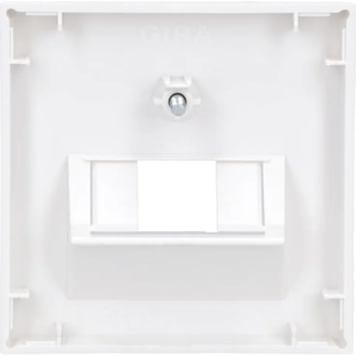 Gira 27003 Zentralplatte 50 x 50 mm für UAE-IAEST55 reinweiß-glänzend Anschlußdosen, 027003 - Preisvergleich – Bild 5
