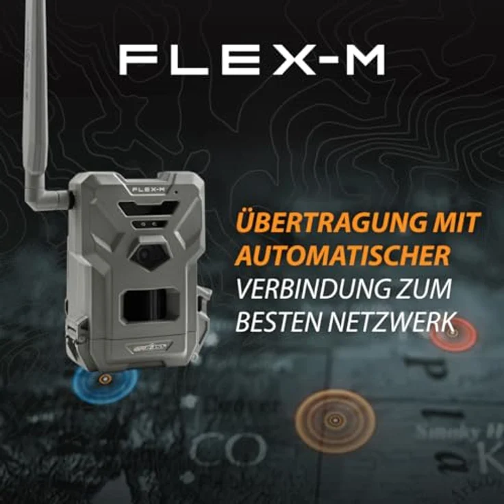 Spypoint Wildkamera Flex-M – Twin Pack Wildkamera, LTE Übertragung, 28 MP Auflösung, 15 Sek. HD Videos, 512 GB Speicher, europaweite Netzabdeckung, schwarz – Bild 7