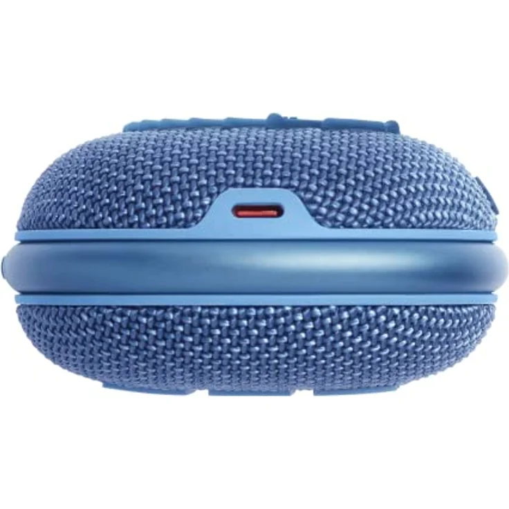 JBL Clip 4 Eco Bluetooth Lautsprecher aus recyceltem Material in Blau – Wasserdichte, tragbare Musikbox mit praktischem Karabiner – Bis zu 10 Stunden kabelloses Musik Streaming – Bild 4