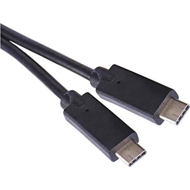 EMOS SM7022BL USB C Kabel 3.1 Quick-Charge 1m, 3A 2X C-Stecker, 1 Meter Schnelladekabel, für Datentransfer und Laden geeignet
