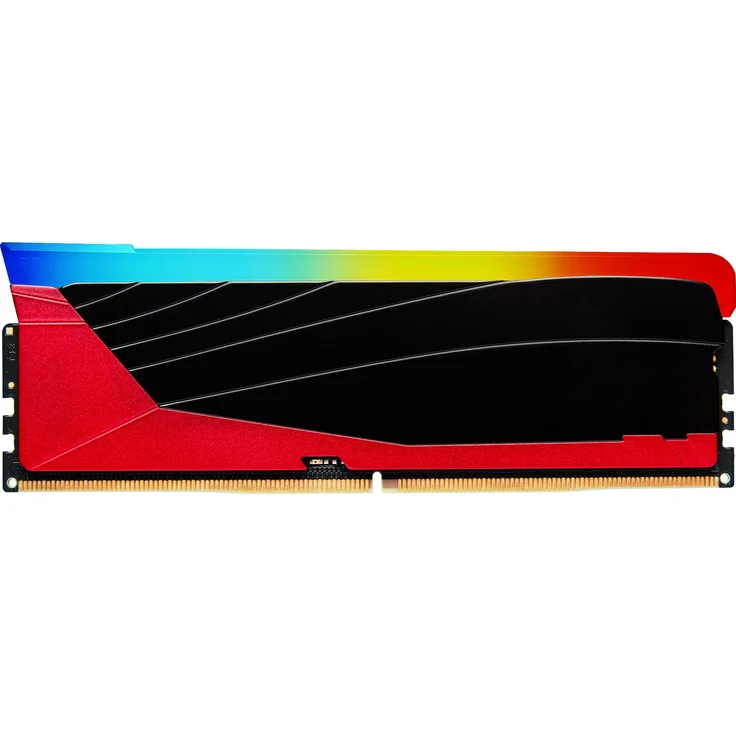 Kingston FURY Renegade RGB LE KF580C36RLAK2-48, XMP 48GB DDR5-RAM, Rot, Schwarz, 8000MT/s CL36 DIMM - 2 x 24GB, 8000MHz – Bild 1