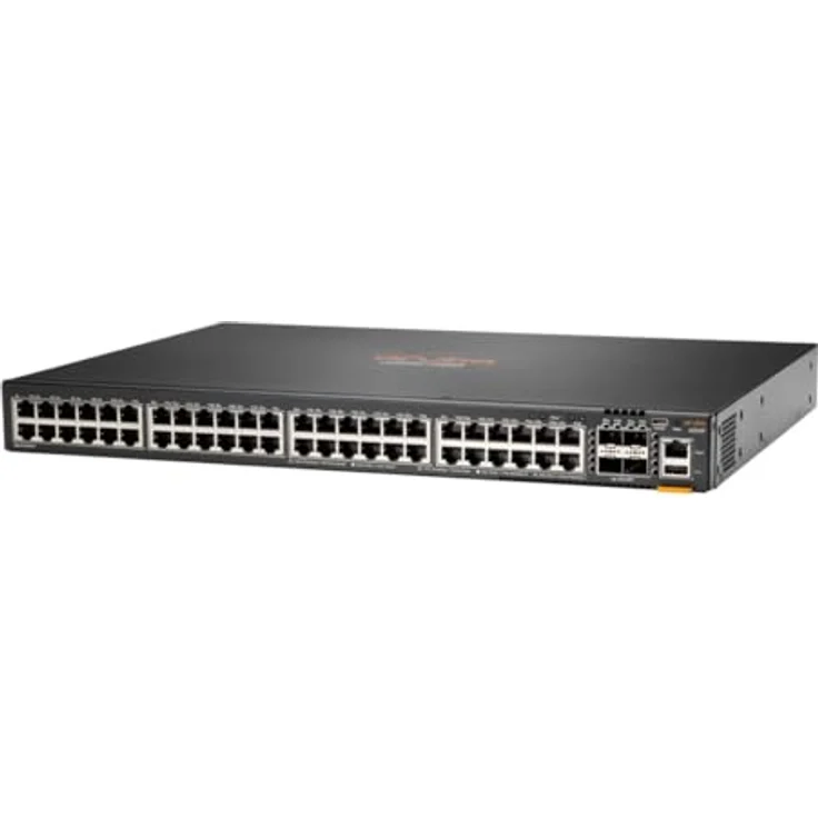 Aruba 6200F 4SFP+ Switch (52 Ports), Netzwerk Switch, Schwarz