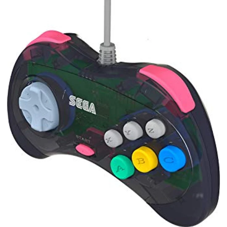 Retro-Bit Official SEGA Saturn Control Pad USB - Slate Grey – Bild 5