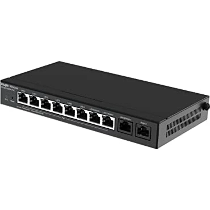 RUIJIE Reyee 10-Port High Performance Cloud Managed PoE Router mit verbesserter Abdeckung und erweiterter Sicherheit, schwarz – Bild 5