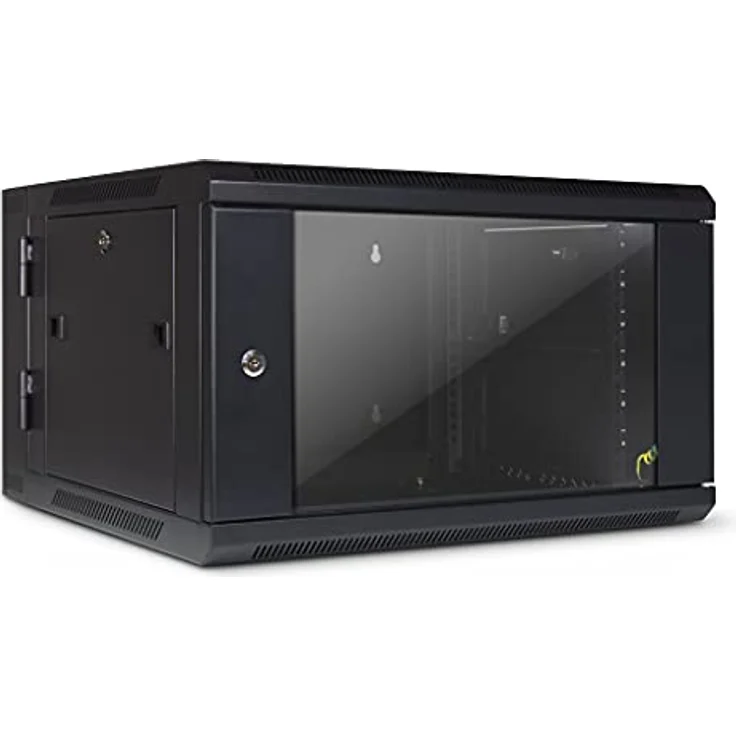 INTER-TECH SMB-6606 - abklappbares Wandgeh. 6HE 600mm Tiefe Gesamtlast bis zu 40kg ERF. Schutzklasse IP20 abschliessbar - unmontiert – Bild 1