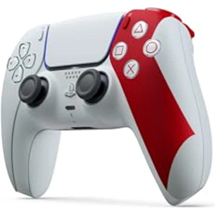 Playstation DualSense® Wireless-Controller – God of War™ 20th Anniversary Limited Edition, aschgrau mit scharlachrotem Kratos-Motiv, USB und Bluetooth Verbindung – Bild 5