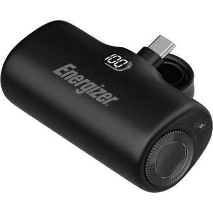 Energizer UE4600PQ Tragbarer Akku 4600 mAh Schwarz mit 22,5 W USB-C Schnellladung und LCD-Digitalanzeiger