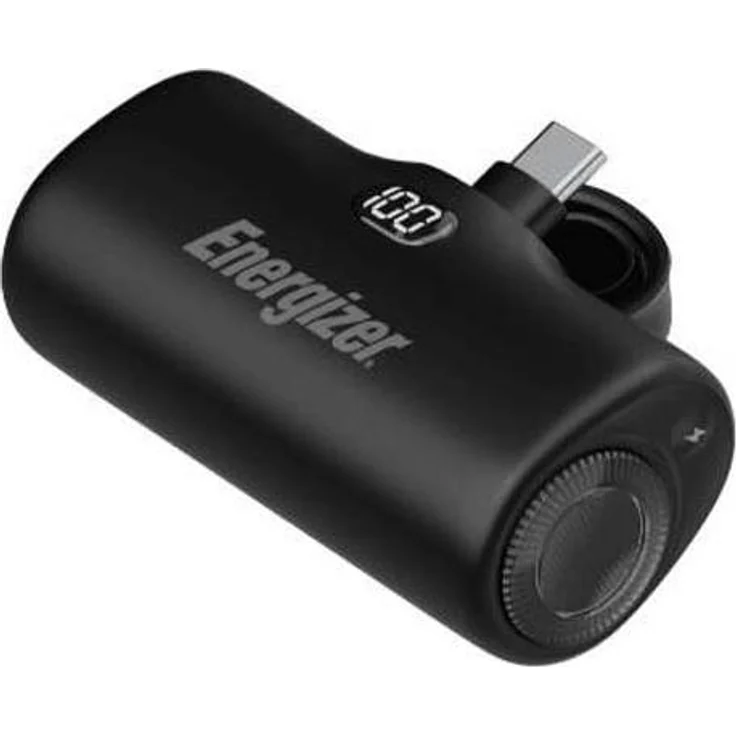 Energizer UE4600PQ Tragbarer Akku 4600 mAh Schwarz mit 22,5 W USB-C Schnellladung und LCD-Digitalanzeiger