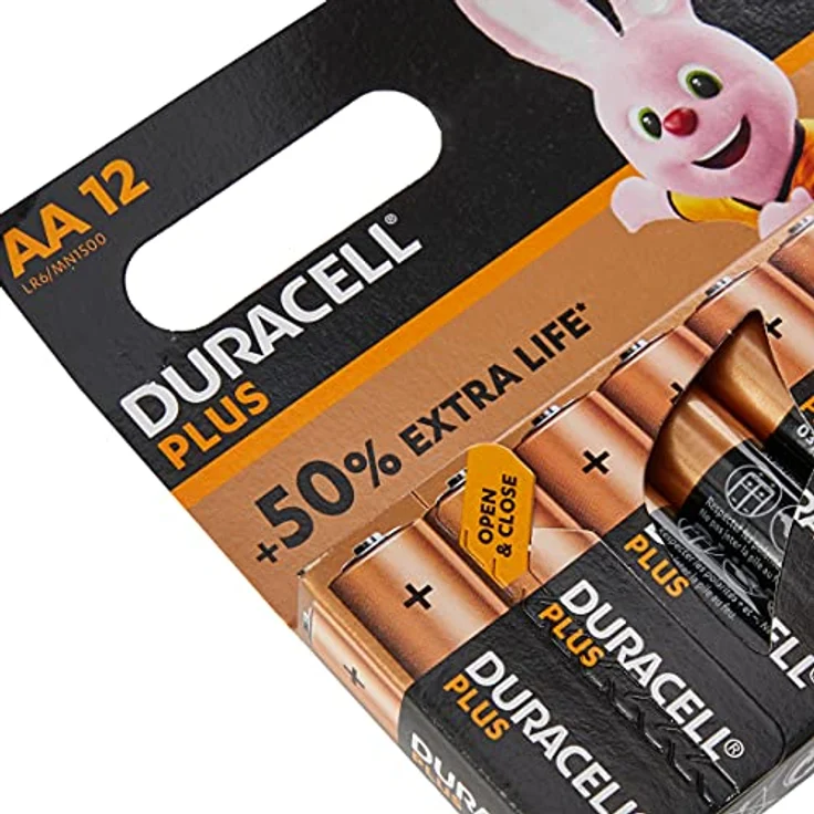 Duracell Plus Power Alkaline Batterien AA (MN1500-LR6) 12 Stück Special Offer Pack – Bild 3