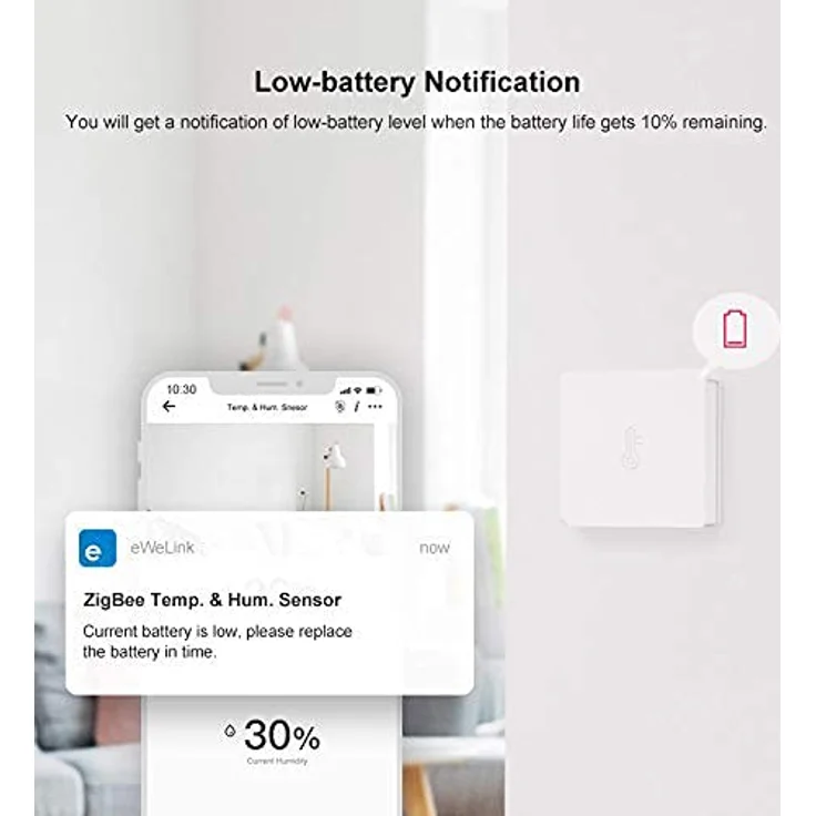 Sonoff SNZB-02-ZigBee Temperatur-Luftfeuchtigkeit Sensor – Bild 4