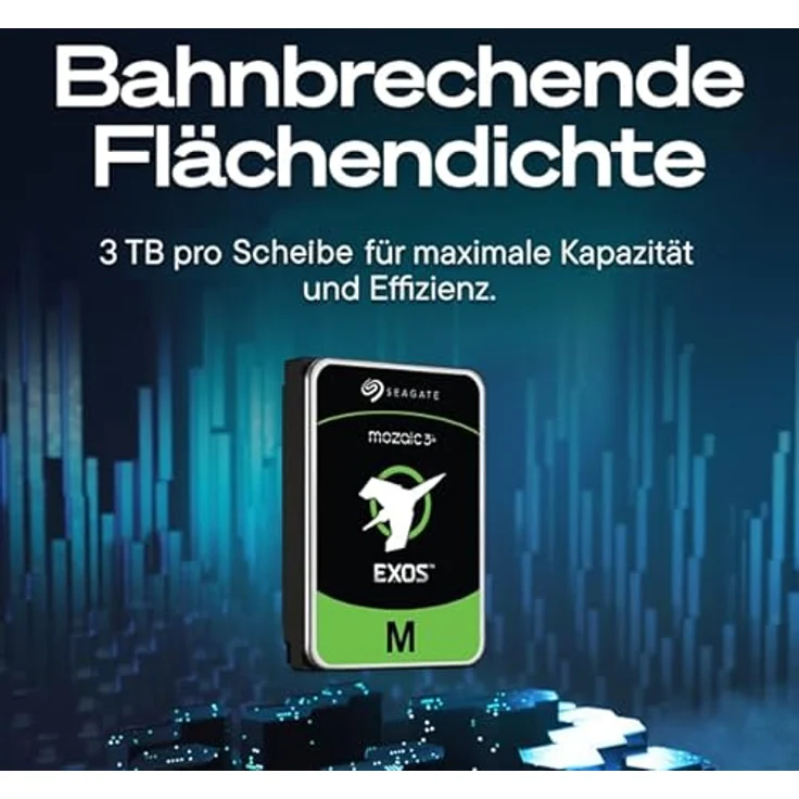 Seagate Exos M 30 TB, 3.5" CMR Festplatte mit 7200 U/min und 275 MB/s Transferrate – Bild 3