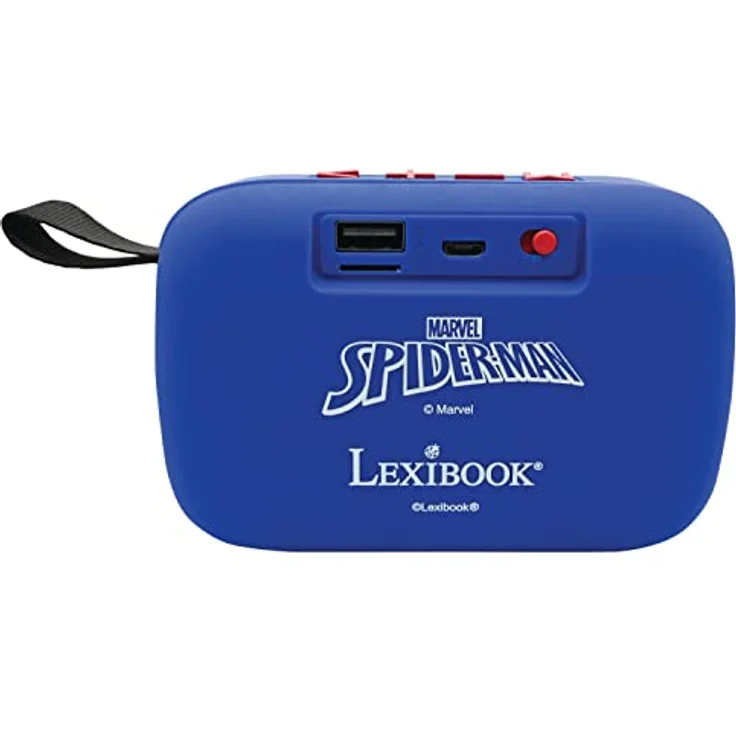 Lexibook BT018SP Marvel Spider-Man Bluetooth-Lautsprecher, blau/rot – Bild 5