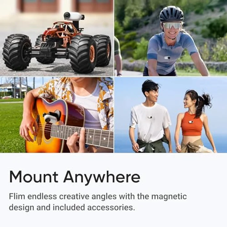 Insta360 GO 3S Standard Edition Midnight Black 128GB, Ultrakompakte Action-Kamera mit magnetischem Design und 2,7K Videoaufnahme - Preisvergleich – Bild 5