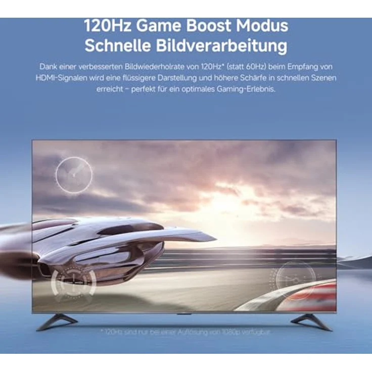 Xiaomi TV F Pro 65, 165 cm 4K UHD QLED Smart TV mit Fire OS8, Triple Tuner, HDR10+, 120Hz Game Boost Mode und Sprachsteuerung – Bild 7