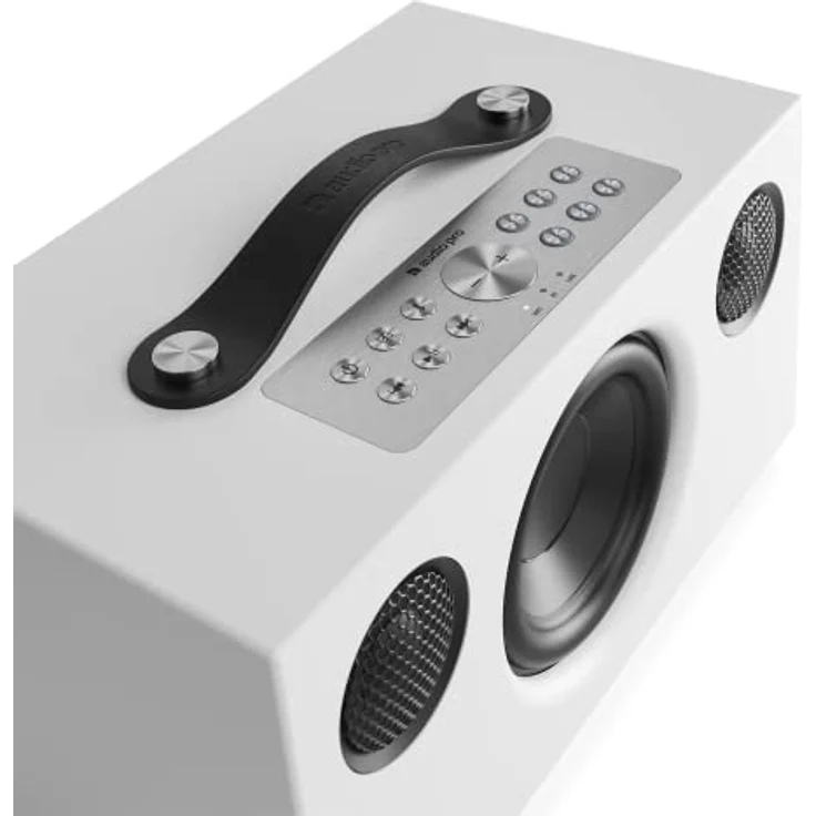 Audio Pro C5 MKII - Tragbarer Multiroom Lautsprecher mit Bluetooth & WiFi - Kabelloser Smart Speaker mit App-Steuerung für Air Play, Spotify Connect - Weiss – Bild 3