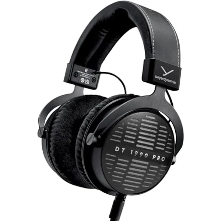 beyerdynamic DT 1990 PRO MKII Premium-Tesla-Studiokopfhörer, Offen mit verbessertem TESLA.45-Treiber, Schwarz