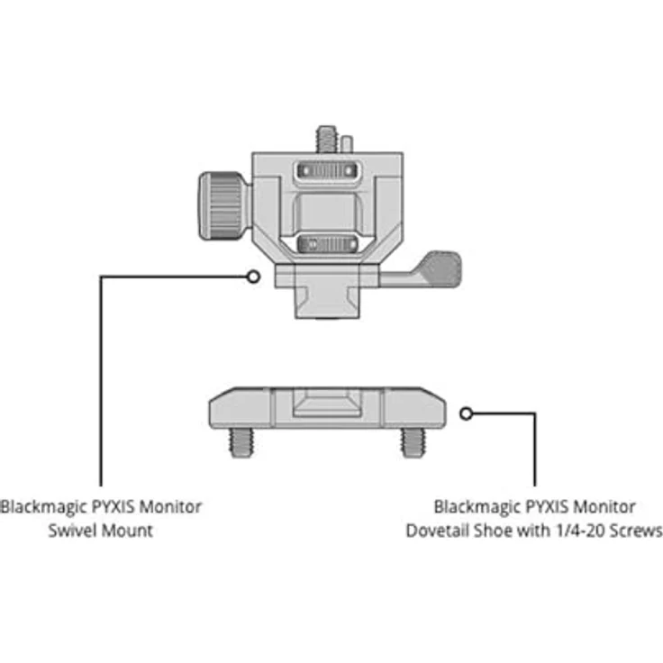 Blackmagic Design Pyxis Monitor Kit, 5-Zoll HDR Touchscreen-Monitor mit 1500 Nits Helligkeit und Kamerasteuerung – Bild 4