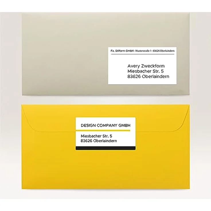 AVERY Zweckform L7636-25 Adressetiketten/Adressaufkleber (1.200 Etiketten mit ultragrip, 45,7x21,2mm auf A4, bedruckbar, selbstklebend, für Absenderetiketten, Papier matt) 25 Blatt, weiß – Bild 3