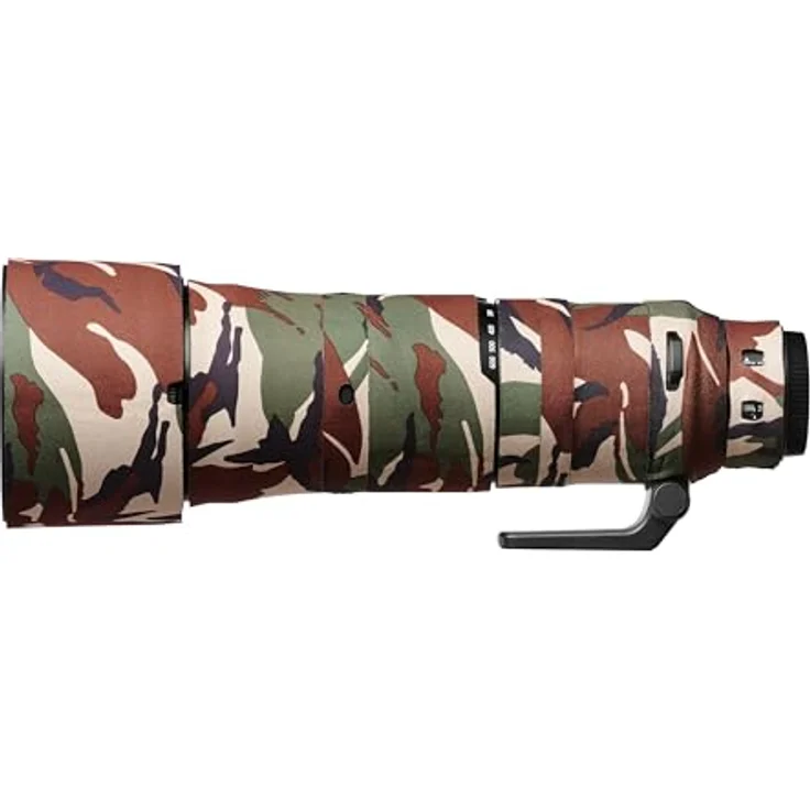 easyCover Lens Oak - Objektivschutz für Nikkor Z 180-600mm f/5.6-6.3 VR - Grünes Camouflage-Muster, wasserfest und robust – Bild 1