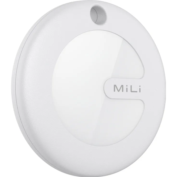 Mili MiTag, Bluetooth-Tracker für iOS und iPadOS, Braun, IP67 wasserdicht, auswechselbare CR2032-Batterie