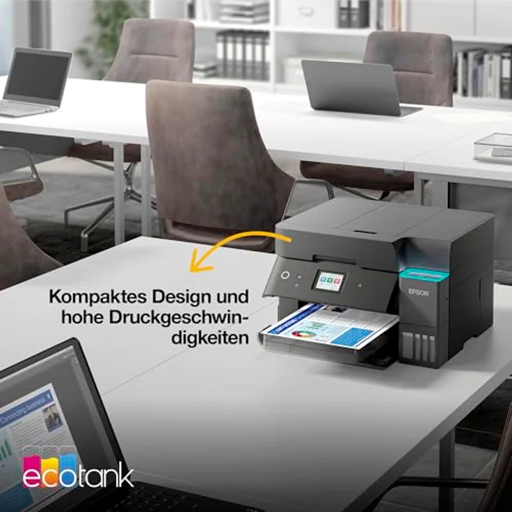 Epson ET-4950 Multifunktionsdrucker, 4.800 x 1.200 dpi, 400 Düsen Schwarz, kompakt 375 x 347 x 240 mm, Versandkostenfrei – Bild 10