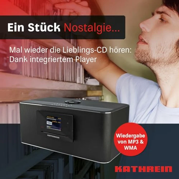 Kathrein DAB+ 200 ultimate - All-in-One System mit Internet-DAB+-FM-Radio, Bluetooth, CD – Bild 6
