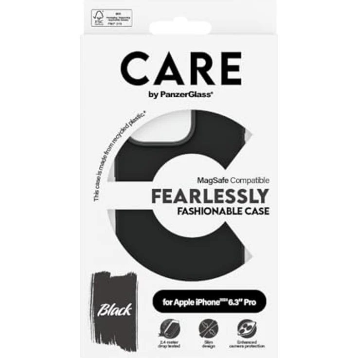 CARE by PanzerGlass Fashionable Case für Apple iPhone 16 Pro, stoßfestes Backcover mit verbessertem Kameraschutz und MagSafe-Kompatibilität – Bild 4