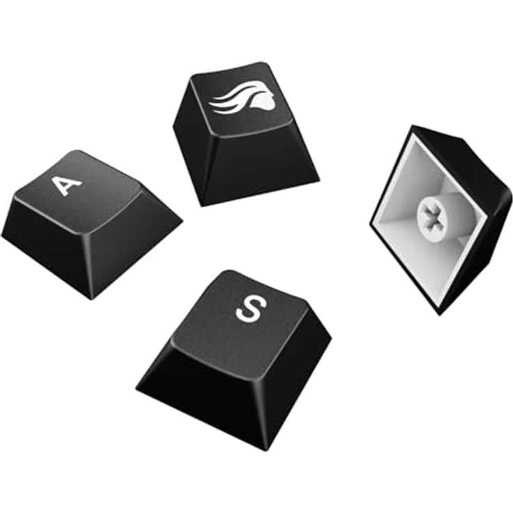 Glorious GPBT Basics Keycaps, ANSI Layout (US), PBT, Doubleshot - Classic Black – Bild 4