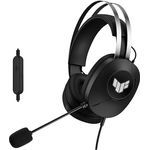 ASUS TUF Gaming H1 Gen II kabelgebundenes Gaming-Headset, virtueller 7.1-Surround-Sound, TeamSpeak-zertifiziertes Mikrofon, TUF-Logobeleuchtung