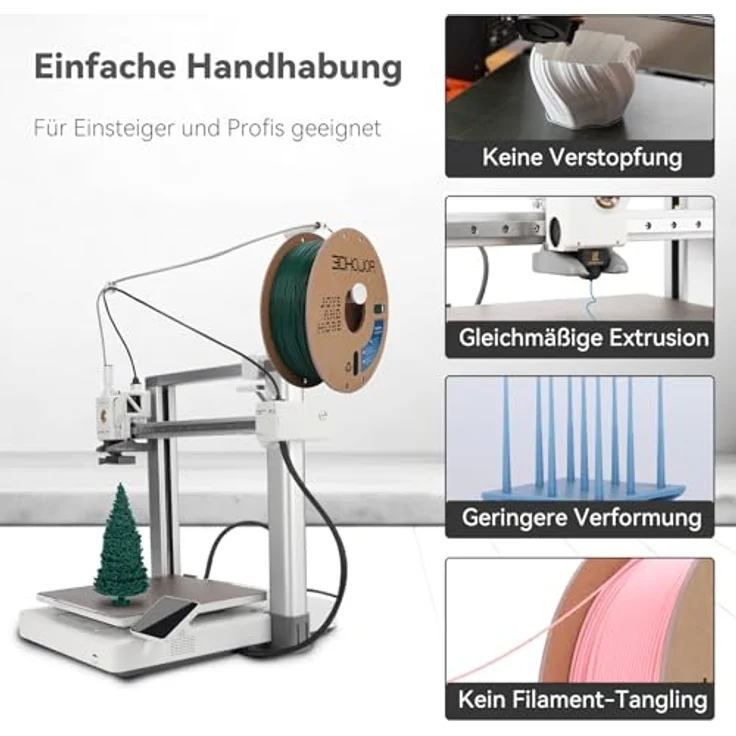3DHoJor PLA+ Filament 1.75mm, 10KG Set mit 10 Farben, hohe Zähigkeit – Bild 3