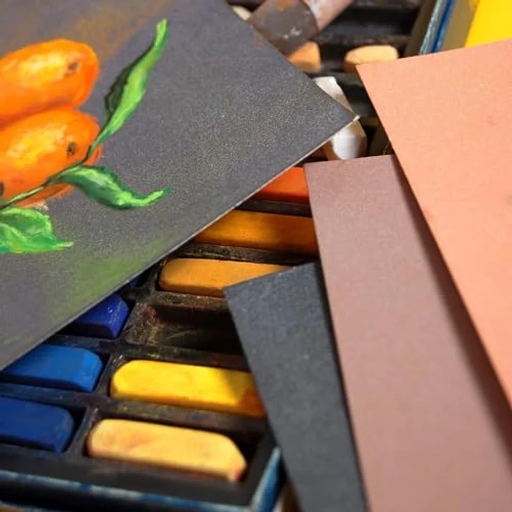 Clairefontaine Pastelmat, Bastelpapier für Trockene Techniken, 360 g/m², 40 Bogen, pH-neutral und säurefrei – Bild 3