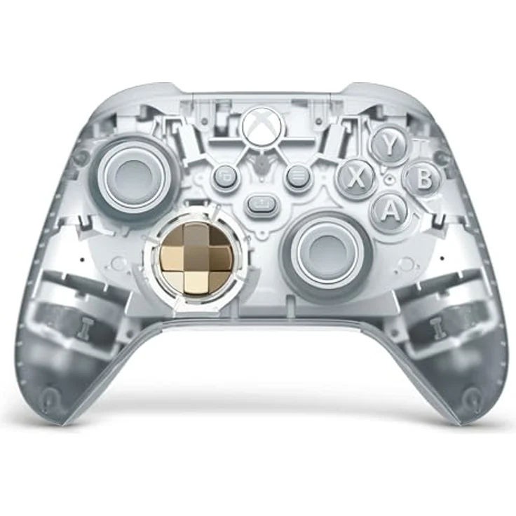 Xbox Wireless Controller – Ghost Cipher Special Edition für Xbox Series X|S, Xbox One und Windows Geräte, Transparentes Design mit metallic-silbernen Innenteilen – Bild 1