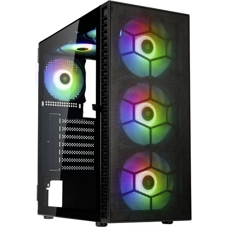 Kolink Observatory HF Mesh Midi-Tower PC-Gehäuse Schwarz 2 vorinstall, exzellenter Airflow & umfangreiche Hardware-Unterstützung – Bild 1