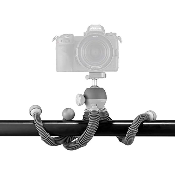 Joby PodZilla Flexibles Stativ Large Kit, flexibel mit Quick-Release-Platte und Wasserwaage, grau – Bild 9
