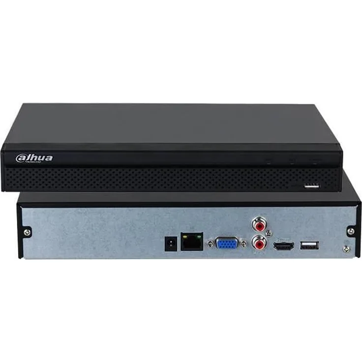 Dahua Lite NVR2108HS-S3 8-Kanal Netzwerk Videorecorder 1U Schwarz, max. 16 TB Speicherkapazität, LED-Anzeigen (HDD, Netzwerk, Leistung)