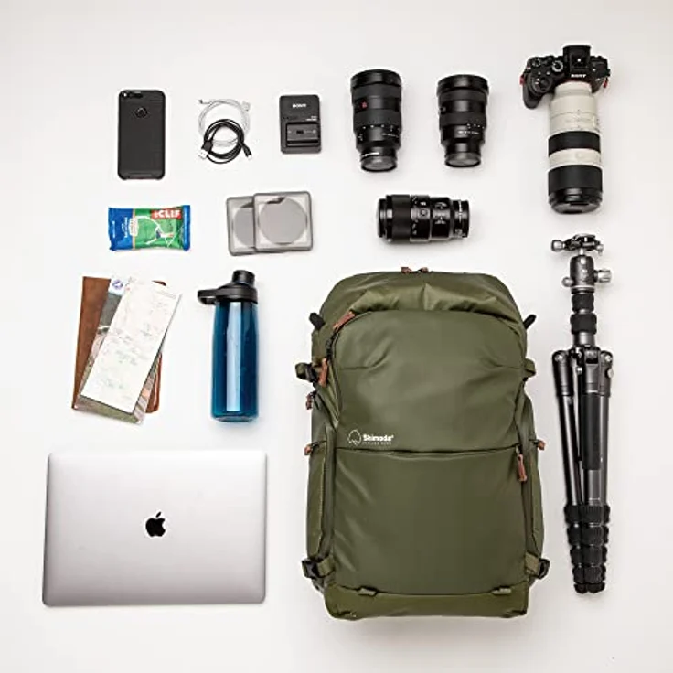 Shimoda Explore V2 30 Backpack, Fotorucksack mit 30 Liter Volumen, Armeegrün, für spiegellose und DSLR-Kameras, mehrere Zugangspunkte – Bild 4