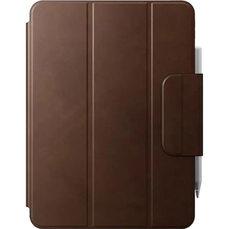 NOMAD Modern Leather Folio | für iPad Pro 11 M4 (2024) | Robuste Echtlederhülle mit Glasfaser-Rahmen | Brown – Bild 5