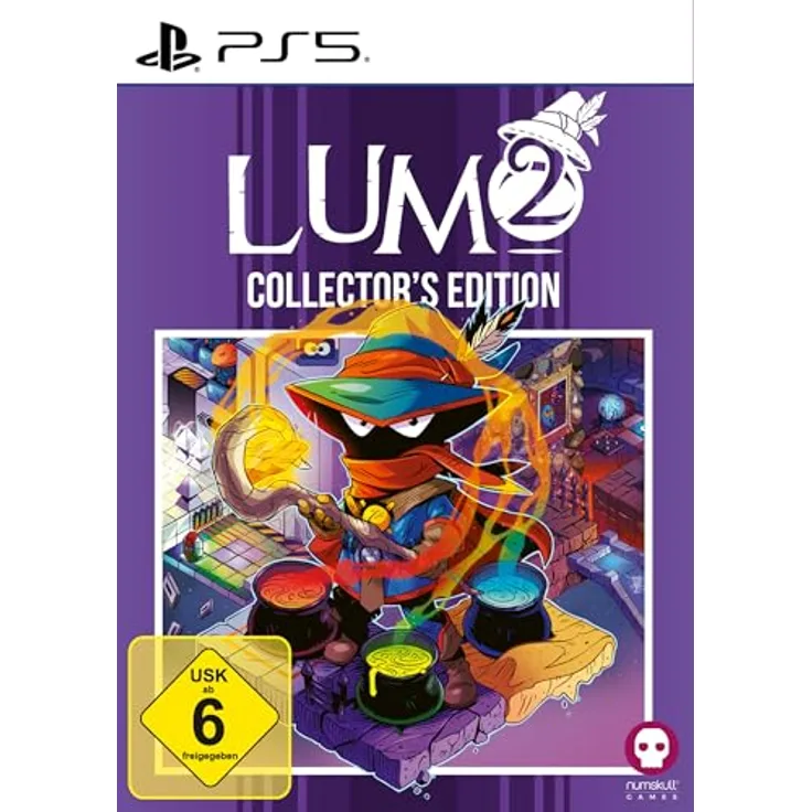 NUMSKULL GAMES Lumo 2 Collector's Edition - PS5 Spiel mit Retro-Jump'n'Run, 25 Kassetten, 20 versteckten Enten, Sammlerbox mit BSO-Kassette und A3-Poster