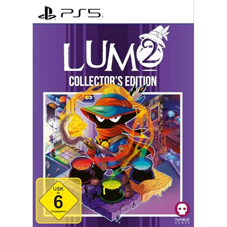 NUMSKULL GAMES Lumo 2 Collector's Edition - PS5 Spiel mit Retro-Jump'n'Run, 25 Kassetten, 20 versteckten Enten, Sammlerbox mit BSO-Kassette und A3-Poster – Bild 1