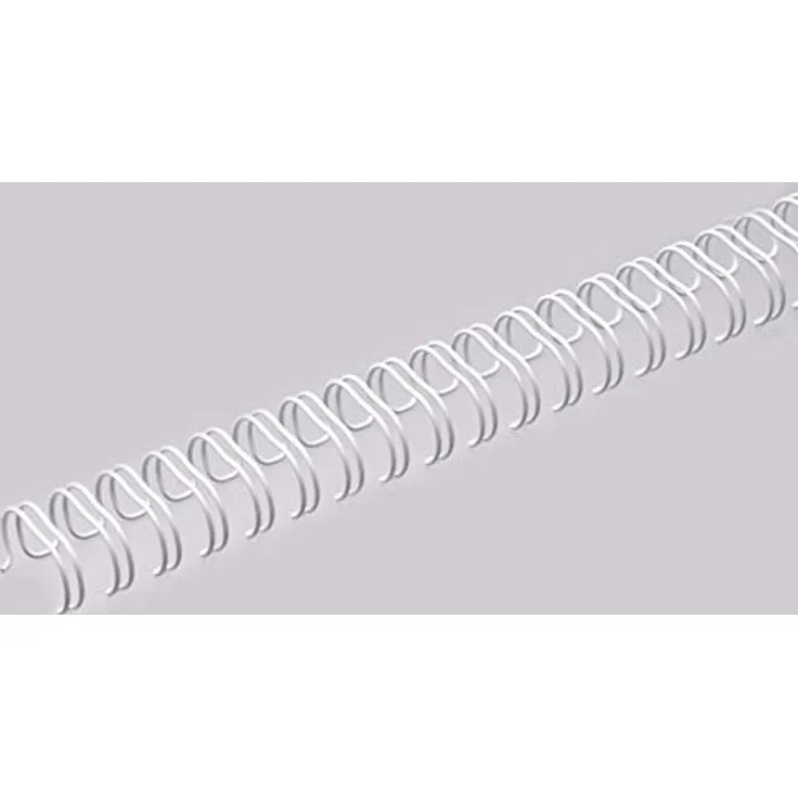 Binderücken Renz Ring Wire 2:1 16,00 mm für 135 Blatt weiß, 32160023
