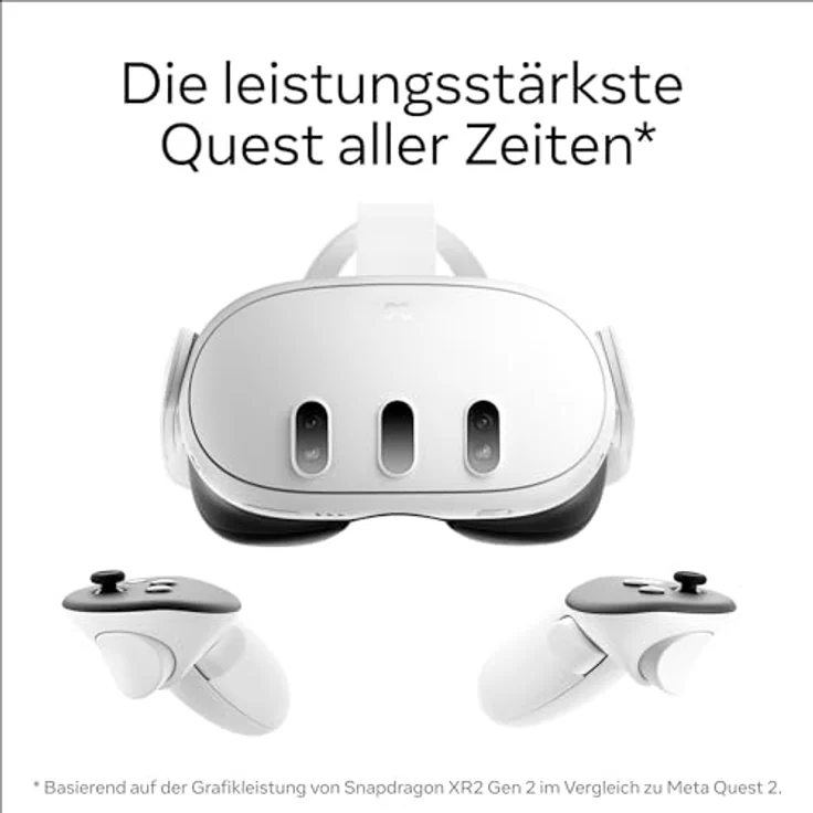 Meta Quest 3 512 GB – Mixed Reality-Brille mit 110° Sichtfeld, LC-Display, PC-kompatibel, integrierte Kamera & Lautsprecher – Bild 2